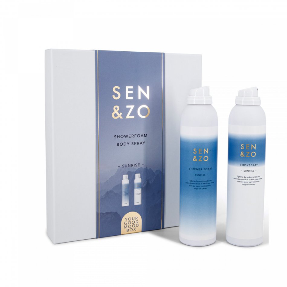 Cadeaubox Bodyspray & Showerfoam Sunrise